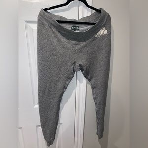 Roots Grey Salt and Pepper Drawstring Leggings